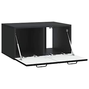 Nástěnná TV skříň Černá 59,5 x 41 x 30 cm Kompozitní dřevo - obrázek 5