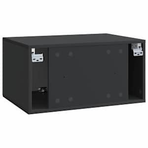 Nástěnná TV skříň Černá 59,5 x 41 x 30 cm Kompozitní dřevo - obrázek 8
