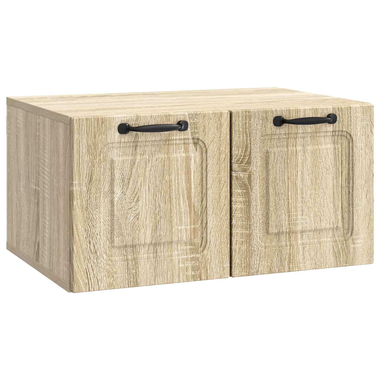 vidaXL Oglindă TV montată pe perete Stejar Sonoma 59,5 x 41 x 30 cm