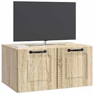 Nástěnná TV skříň Dub sonoma 59,5 x 41 x 30 cm Kompozitní dřevo - obrázek 3