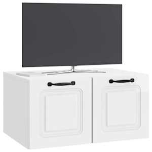 Nástěnná TV skříň Bílá s vysokým leskem 59,5 x 41 x 30 cm - obrázek 3