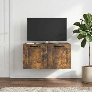 Nástěnná TV skříň Nástěnný Kouřový dub 59,5 x 41 x 30 cm - obrázek 1