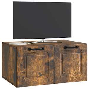 Nástěnná TV skříň Nástěnný Kouřový dub 59,5 x 41 x 30 cm - obrázek 3