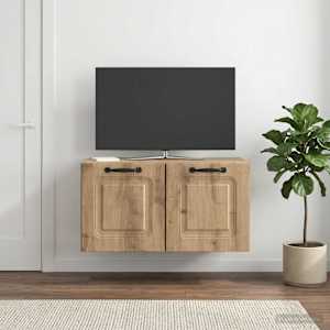 Nástěnná TV skříň 59,5 x 41 x 30 cm Dub artisan - obrázek 4