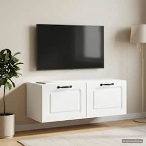 Nástěnná TV skříň Bílá 78,5 x 41 x 30 cm Kompozitní dřevo - obrázek 4