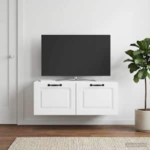 Nástěnná TV skříň Bílá 78,5 x 41 x 30 cm Kompozitní dřevo - obrázek 1