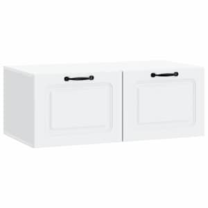 Nástěnná TV skříň Bílá 78,5 x 41 x 30 cm Kompozitní dřevo - obrázek 2