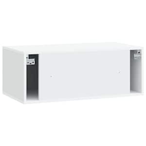 Nástěnná TV skříň Bílá 78,5 x 41 x 30 cm Kompozitní dřevo - obrázek 8