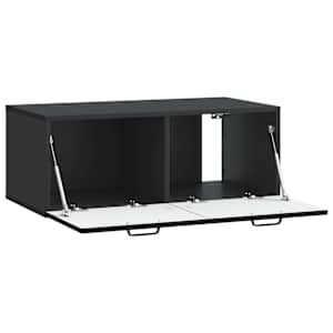 Nástěnná TV skříň Černá 78,5 x 41 x 30 cm Kompozitní dřevo - obrázek 5