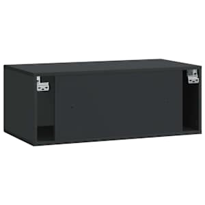 Nástěnná TV skříň Černá 78,5 x 41 x 30 cm Kompozitní dřevo - obrázek 8