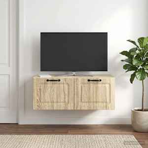 Nástěnná TV skříň Dub sonoma 78,5 x 41 x 30 cm Kompozitní dřevo - obrázek 1