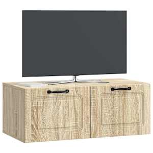 Nástěnná TV skříň Dub sonoma 78,5 x 41 x 30 cm Kompozitní dřevo - obrázek 3