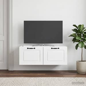 Nástěnná TV skříň Bílá s vysokým leskem 78,5 x 41 x 30 cm - obrázek 1