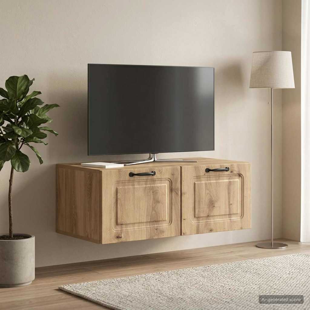 Seinälle asennettava TV-kaappi Artisaanitammi 78,5 x 41 x 30 cm