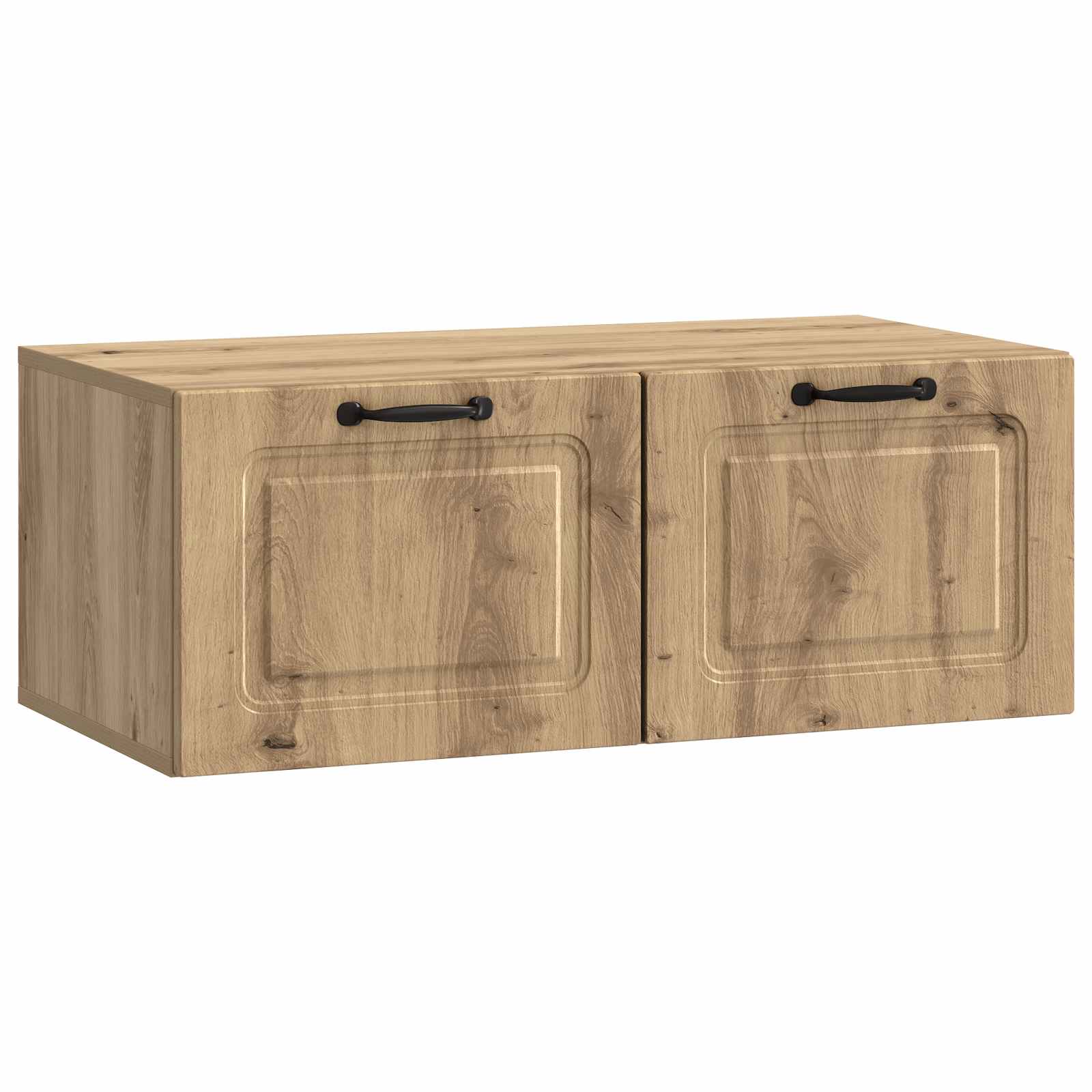 vidaXL Oglindă TV montată pe perete Stejar Artizanal 78,5 x 41 x 30 cm