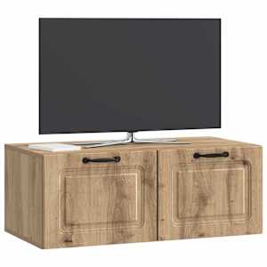 Nástěnná TV skříň 78,5 x 41 x 30 cm Dub artisan - obrázek 3