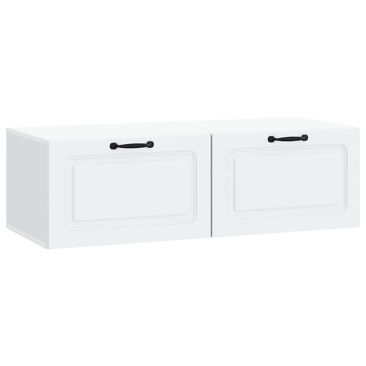 Væghængt TV-skab x 30 cm Konstrueret træ - Billede 2