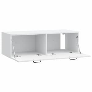 Nástěnná TV skříň Bílá 98 x 41 x 30 cm Kompozitní dřevo - obrázek 5