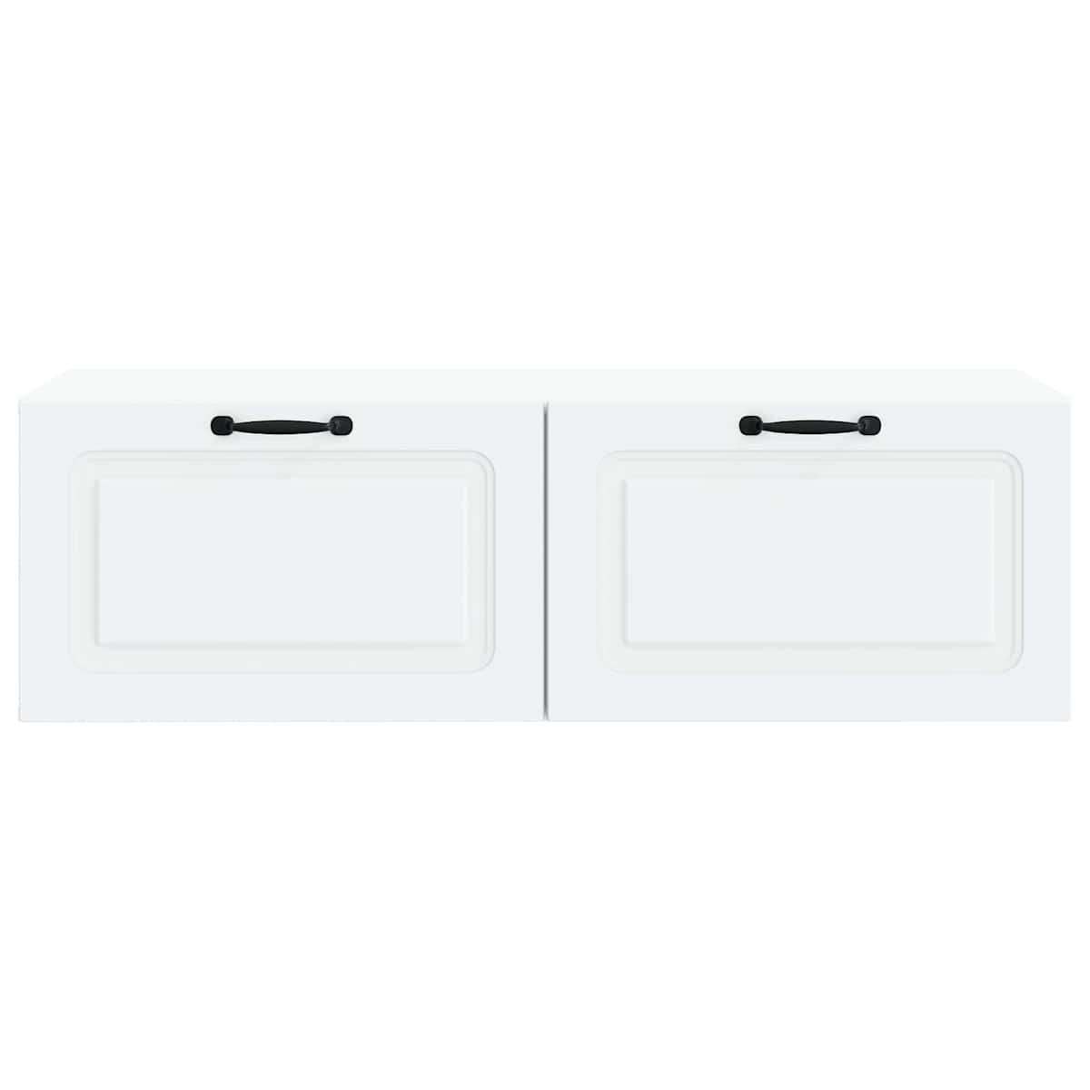 Væghængt TV-skab x 30 cm Konstrueret træ - Billede 6