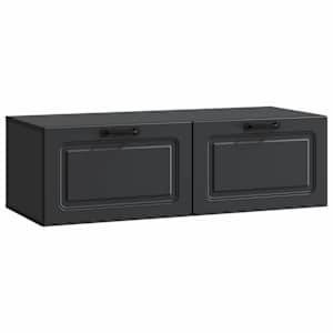 Nástěnná TV skříň Černá 98 x 41 x 30 cm Kompozitní dřevo - obrázek 2