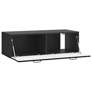 Nástěnná TV skříň Černá 98 x 41 x 30 cm Kompozitní dřevo - obrázek 5