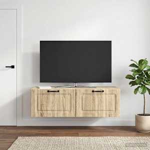 Nástěnná TV skříň Dub sonoma 98 x 41 x 30 cm Kompozitní dřevo - obrázek 1