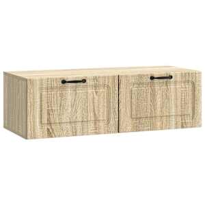 Nástěnná TV skříň Dub sonoma 98 x 41 x 30 cm Kompozitní dřevo - obrázek 2