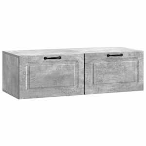 Nástěnná TV skříň Nástěnný Betonově šedá 98 x 41 x 30 cm - obrázek 2
