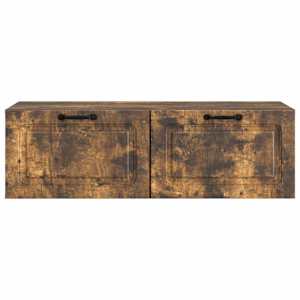 Nástěnná TV skříň Kouřový dub 98 x 41 x 30 cm Kompozitní dřevo - obrázek 6