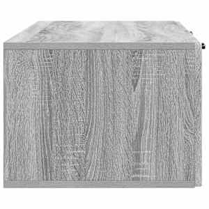 Nástěnná TV skříň Šedá sonoma 98 x 41 x 30 cm Kompozitní dřevo - obrázek 7