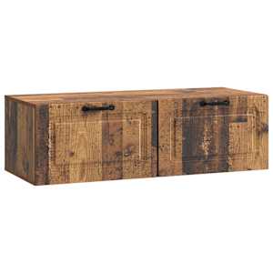 Nástěnná TV skříň Staré dřevo 98 x 41 x 30 cm Kompozitní dřevo - obrázek 1