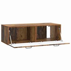 Nástěnná TV skříň Staré dřevo 98 x 41 x 30 cm Kompozitní dřevo - obrázek 3