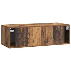 Nástěnná TV skříň Staré dřevo 98 x 41 x 30 cm Kompozitní dřevo - obrázek 6