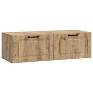 Nástěnná TV skříň 98 x 41 x 30 cm Dub artisan Kompozitní dřevo - obrázek 2