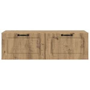Nástěnná TV skříň 98 x 41 x 30 cm Dub artisan Kompozitní dřevo - obrázek 6