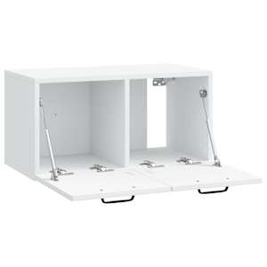 Nástěnná TV skříň Bílá 59,5 x 31 x 30 cm Kompozitní dřevo - obrázek 5