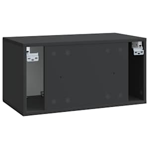 Nástěnná TV skříň Černá 59,5 x 31 x 30 cm Kompozitní dřevo - obrázek 8