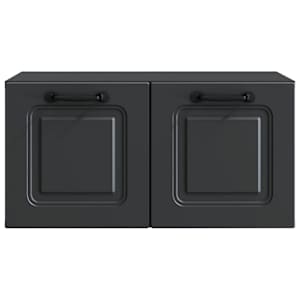 Nástěnná TV skříň Černá 59,5 x 31 x 30 cm Kompozitní dřevo - obrázek 6