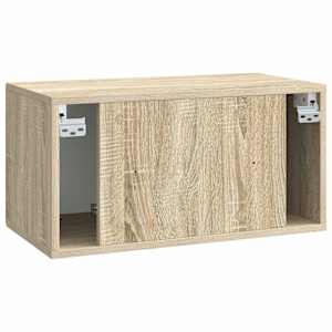 Nástěnná TV skříň Dub sonoma 59,5 x 31 x 30 cm Kompozitní dřevo - obrázek 8