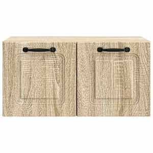 Nástěnná TV skříň Dub sonoma 59,5 x 31 x 30 cm Kompozitní dřevo - obrázek 6