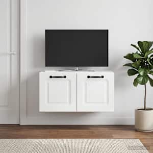 Nástěnná TV skříň Bílá s vysokým leskem 59,5 x 31 x 30 cm - obrázek 4