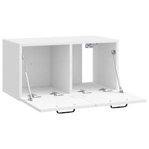 Nástěnná TV skříň Bílá s vysokým leskem 59,5 x 31 x 30 cm - obrázek 5