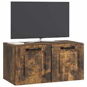 Nástěnná TV skříň Nástěnný Kouřový dub 59,5 x 31 x 30 cm - obrázek 3
