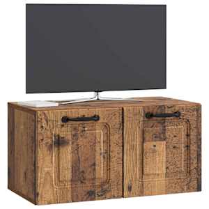 Nástěnná TV skříň Nástěnný Staré dřevo 59,5 x 31 x 30 cm - obrázek 3