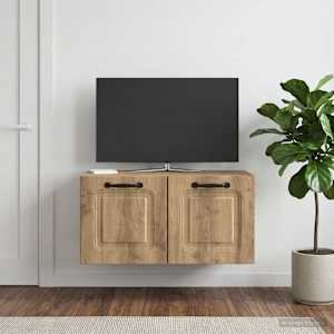 Nástěnná TV skříň 59,5 x 31 x 30 cm Dub artisan - obrázek 4