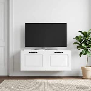Nástěnná TV skříň Bílá 78,5 x 31 x 30 cm Kompozitní dřevo - obrázek 1