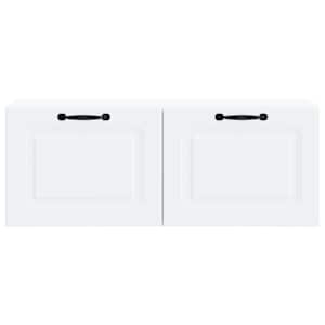 Nástěnná TV skříň Bílá 78,5 x 31 x 30 cm Kompozitní dřevo - obrázek 6