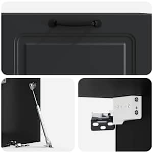 Nástěnná TV skříň Černá 78,5 x 31 x 30 cm Kompozitní dřevo - obrázek 9