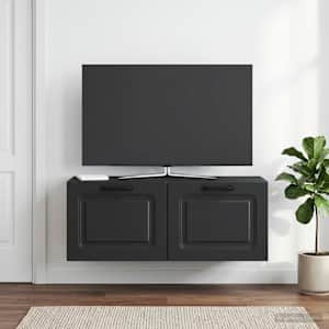 Nástěnná TV skříň Černá 78,5 x 31 x 30 cm Kompozitní dřevo - obrázek 4