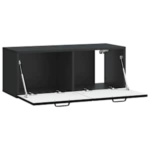 Nástěnná TV skříň Černá 78,5 x 31 x 30 cm Kompozitní dřevo - obrázek 5